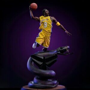 Basketball star NBA GK Kobe Black Mamba Hurricane model ornaments boxed